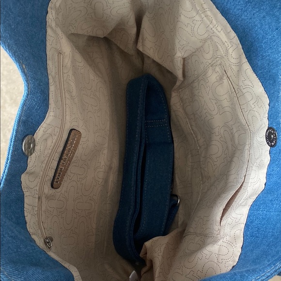 True Religion Blue Denim Tote with Slouchy Design - Picture 10 of 12